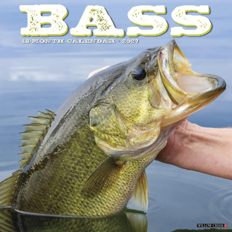willow creek bass 2027 wall calendar