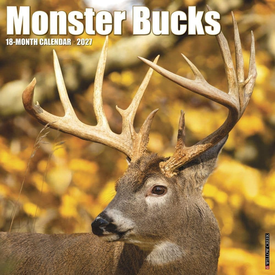 willow creek monster bucks 2027 wall calendar