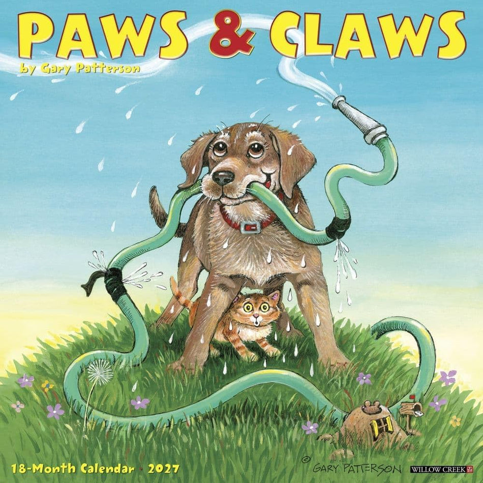 willow creek paws & claws 2027 wall calendar