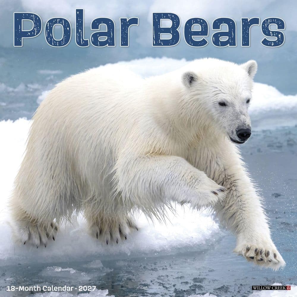 willow creek polar bears 2027 wall calendar