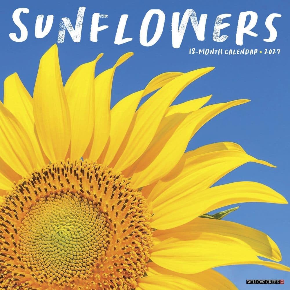 willow creek sunflowers 2027 wall calendar
