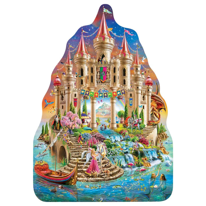 Master Pieces: Fairytale Kingdom: 100 Piece Shaped Puzzle