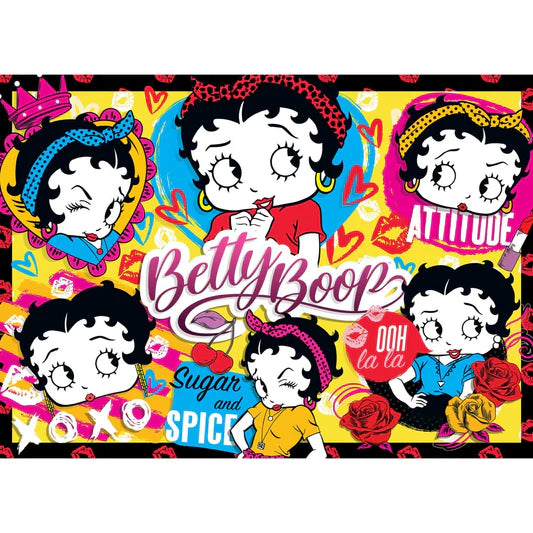 Master Pieces: Betty Boop- Boop Love: 1000 Piece Puzzle