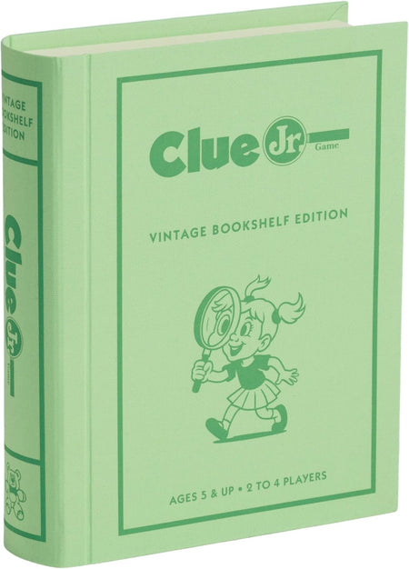 ws gaming company clue jr vintage bookshelf edition