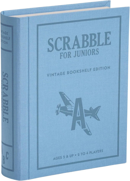 ws gaming company scrabble jr vintage bookshelf edition