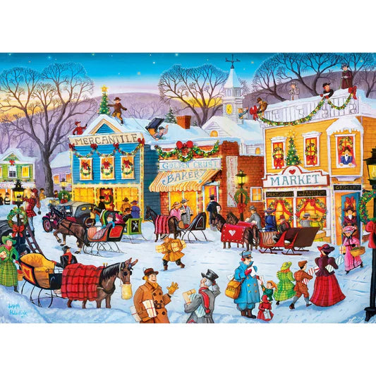 Master Pieces: Season's Greetings- Christmas Shopping: 1000 Piece Puzzle