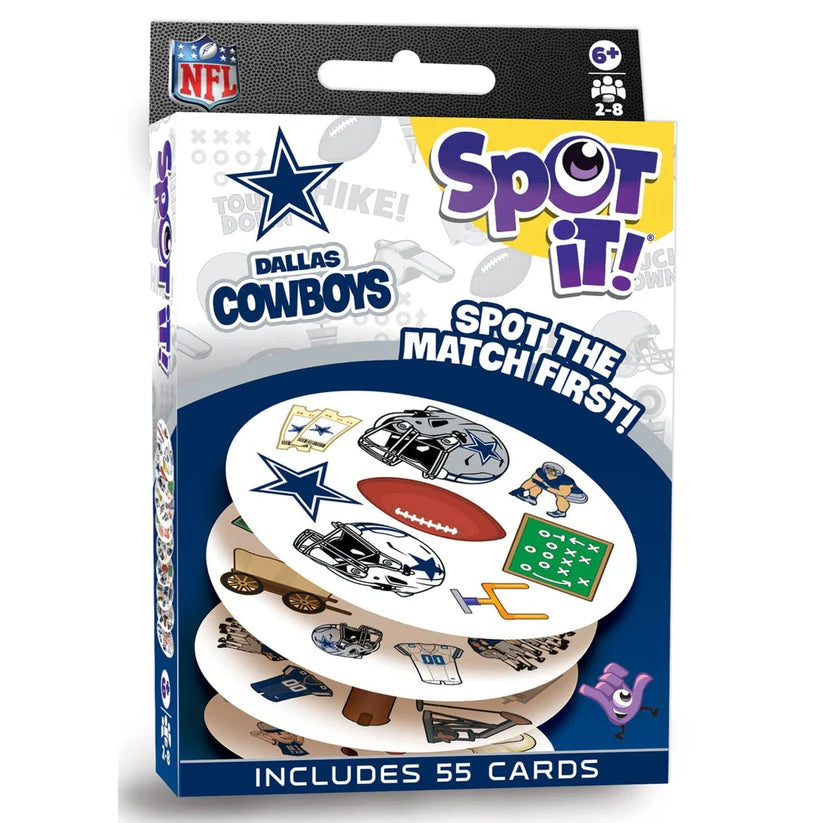 Master Pieces: Dallas Cowboys Spot It! Card Game