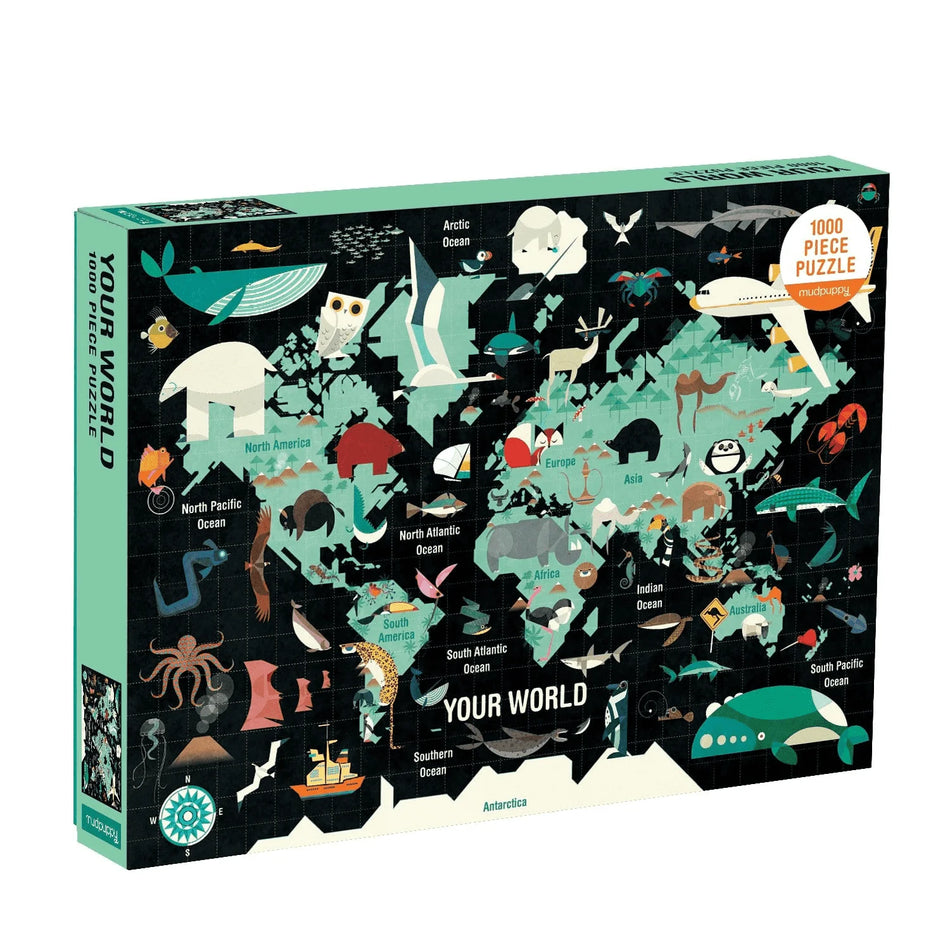 1000 Piece Jigsaw Puzzle - Your World | Mudpuppy
