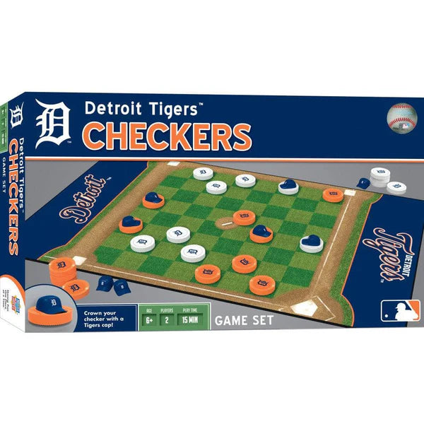 Master Pieces: Detroit Tigers MLB Checkers