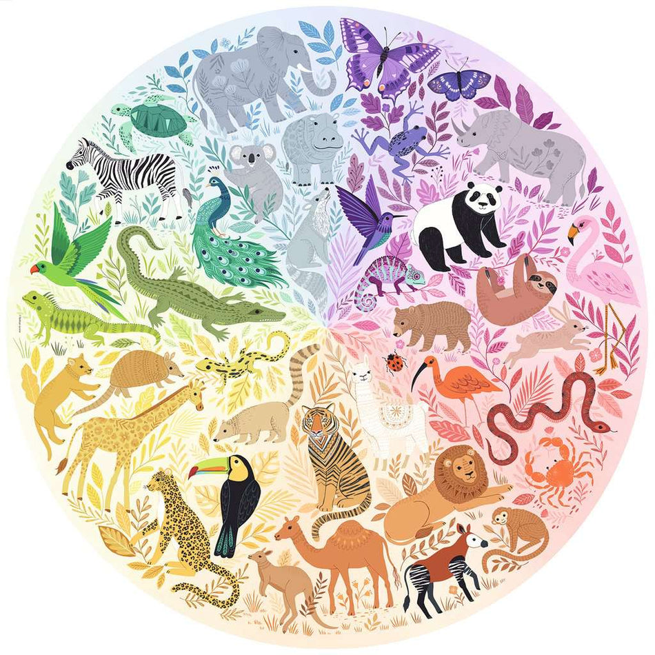 Ravensburger: Circle of Colors: Aminals: 500 Piece Puzzle