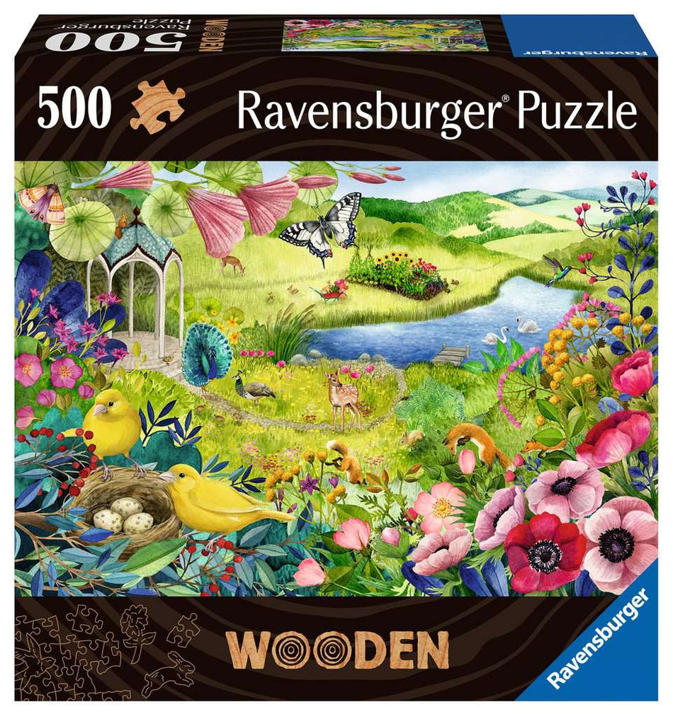 Ravensburger: Wild Garden: 500 Piece Wooden Puzzle