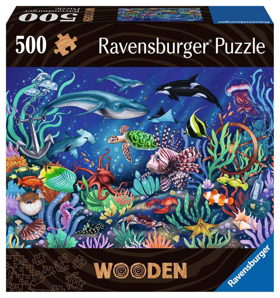 Ravensburger: Under the Sea: 500 Piece Wooden Puzzle
