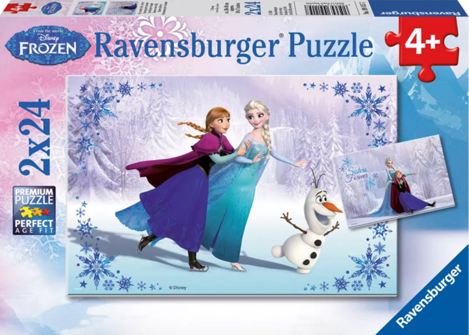 Ravensburger: Sisters Always: 2 - 24 Piece Puzzles