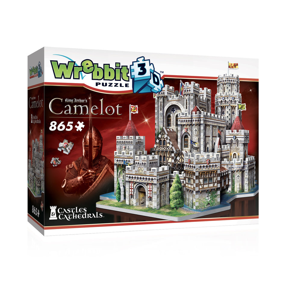 WREBBIT: King Arthur's Camelot: 865 Piece 3D Puzzle