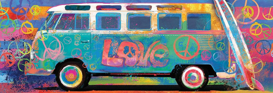 EuroGraphics: Love Bus: 1000 Piece Panoramic Puzzle