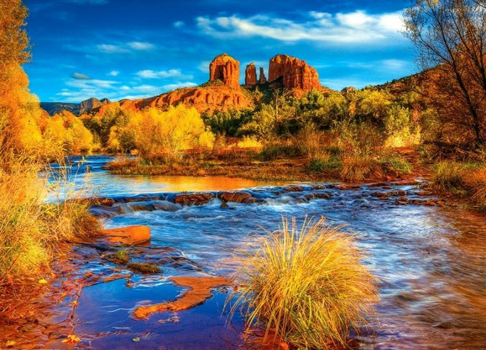 EUROGRAPHICS: Red Rock Crossing, AZ: 1000 Piece Puzzle