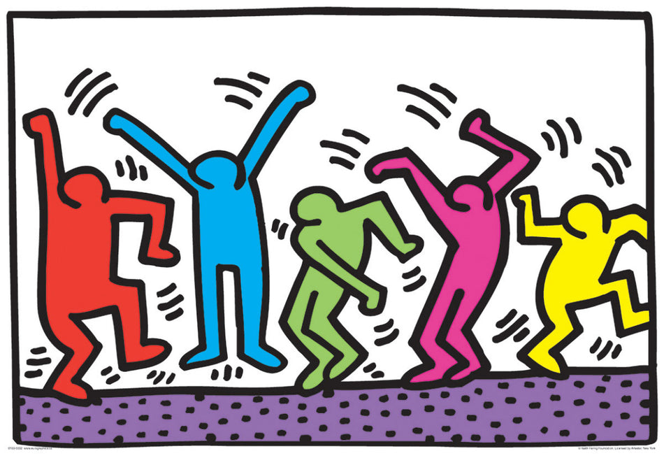 EuroGraphics: Haring - Dancing: 100 Piece Puzzle