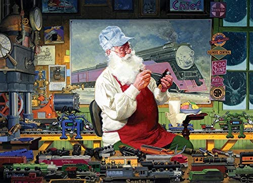 Cobble Hill: Santa's Hobby: 1000 Piece Puzzle