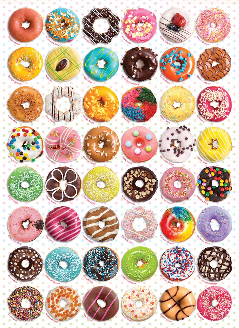 EUROGRAPHICS: Donuts Sweet Collection: 1000 Piece Puzzle