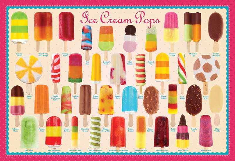 EuroGraphics: Ice Cream Pops: 100 Piece Puzzle