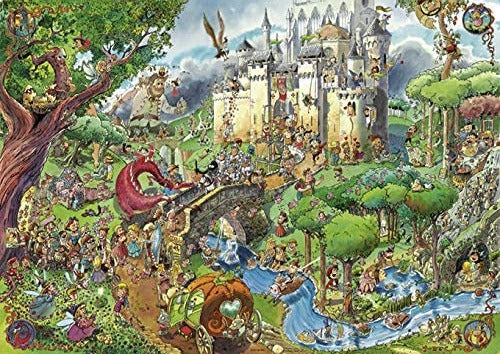 Heye: Fairy Tales: 1500 Piece Triangular Puzzle