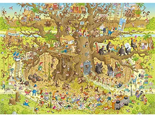 Heye: Monkey Habitat: 1000 Piece Puzzle