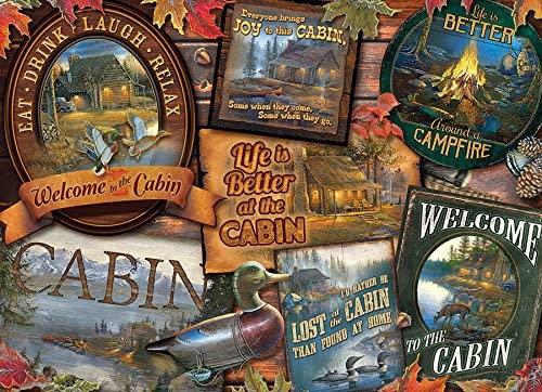 Cobble Hill: Cabin Signs: 1000 Piece Puzzle