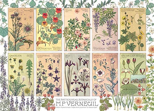 Cobble Hill: Botanicals by Verneuil: 1000 Piece Puzzle