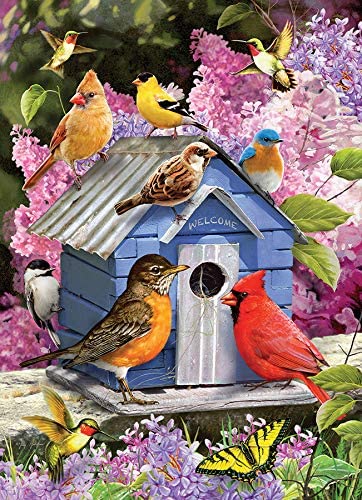 Cobble Hill: Spring Birdhouse: 1000 Piece Puzzle