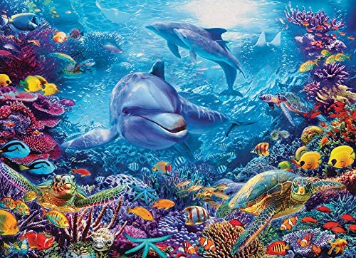 Cobble Hill: Dolphins At Play: 1000 Piece Puzzle