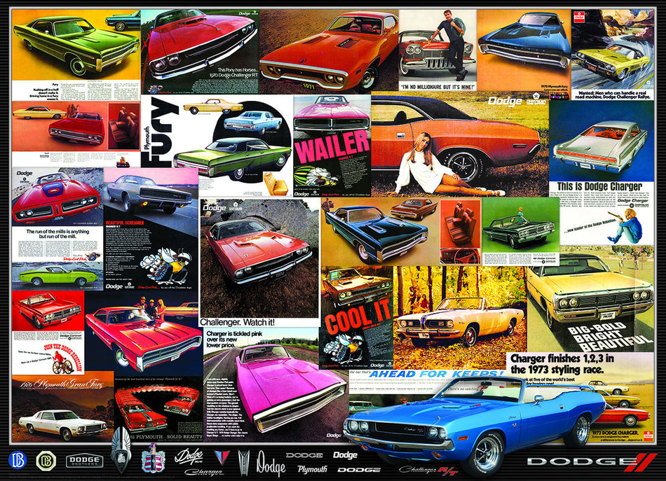 EuroGraphics: Dodge Advertising Collection: 1000 Piece Puzzle