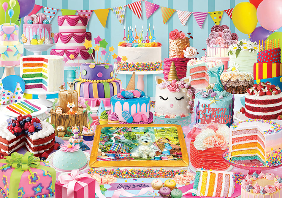 Eurographics: Birthday Cake Party: 1000 Piece Puzzle