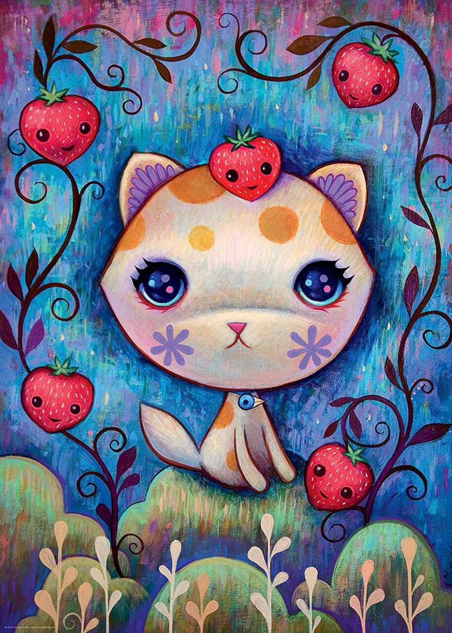 Heye: Dreaming: Strawberry Kitty: 1000 Piece Puzzle