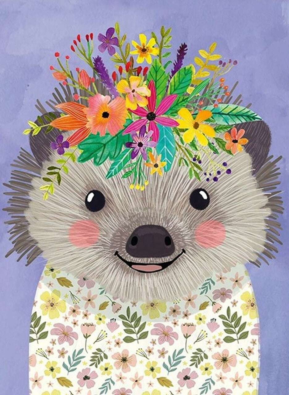 Heye: Floral Friends Funny Hedgehog: 500 Piece Puzzle