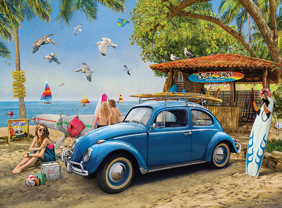 Eurographics: VW Beetle Surf Shack: 1000 Piece Puzzle