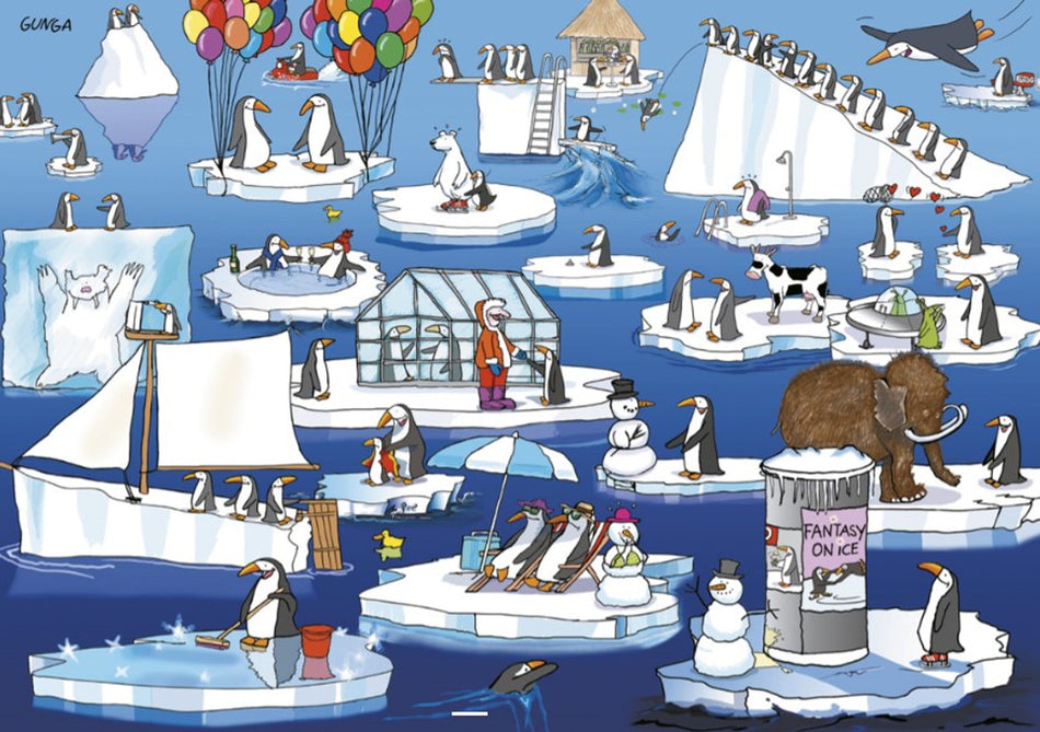 Piatnik: Everyday life in the Antarctic: 1000 Piece Puzzle