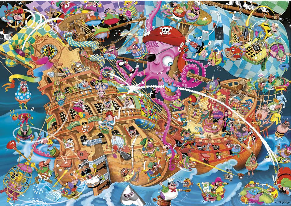 Piatnik: The Pink Pirate: 1000 Piece Puzzle