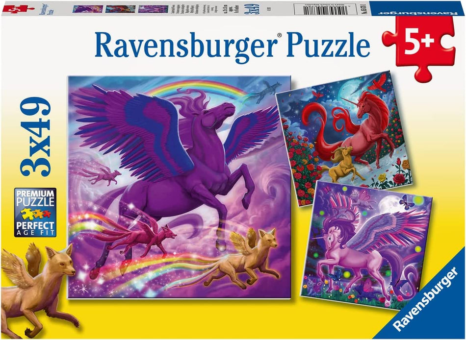 Ravensburger: Mythical Majesty: 3x49 Piece Puzzle