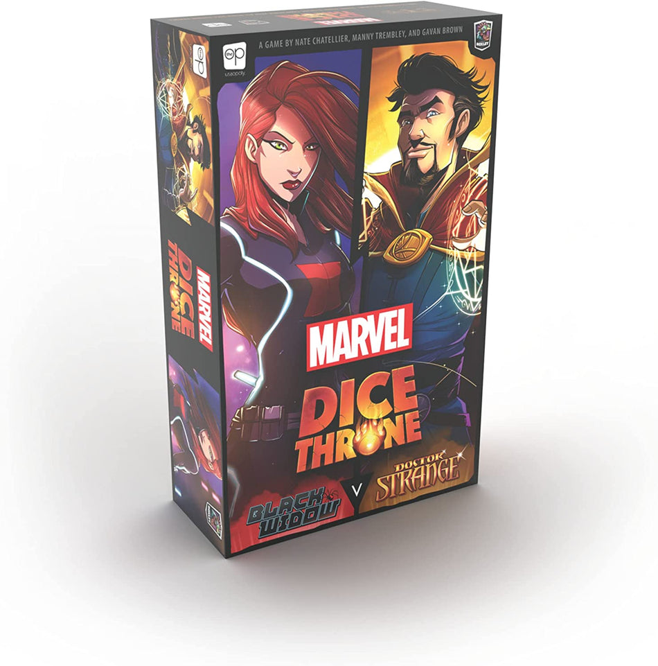 USAOPOLY: Marvel Dice Throne: 2 Hero Box Featuring Black Widow, Doctor Strange