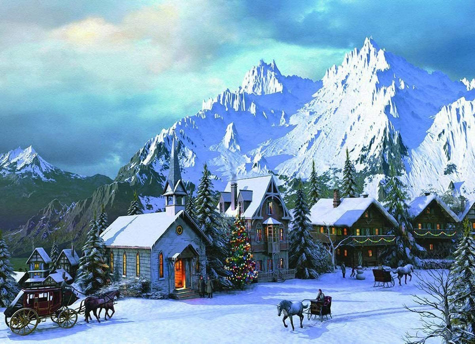 EuroGraphics: Rocky Mountain Christmas: 1000 Piece Puzzle