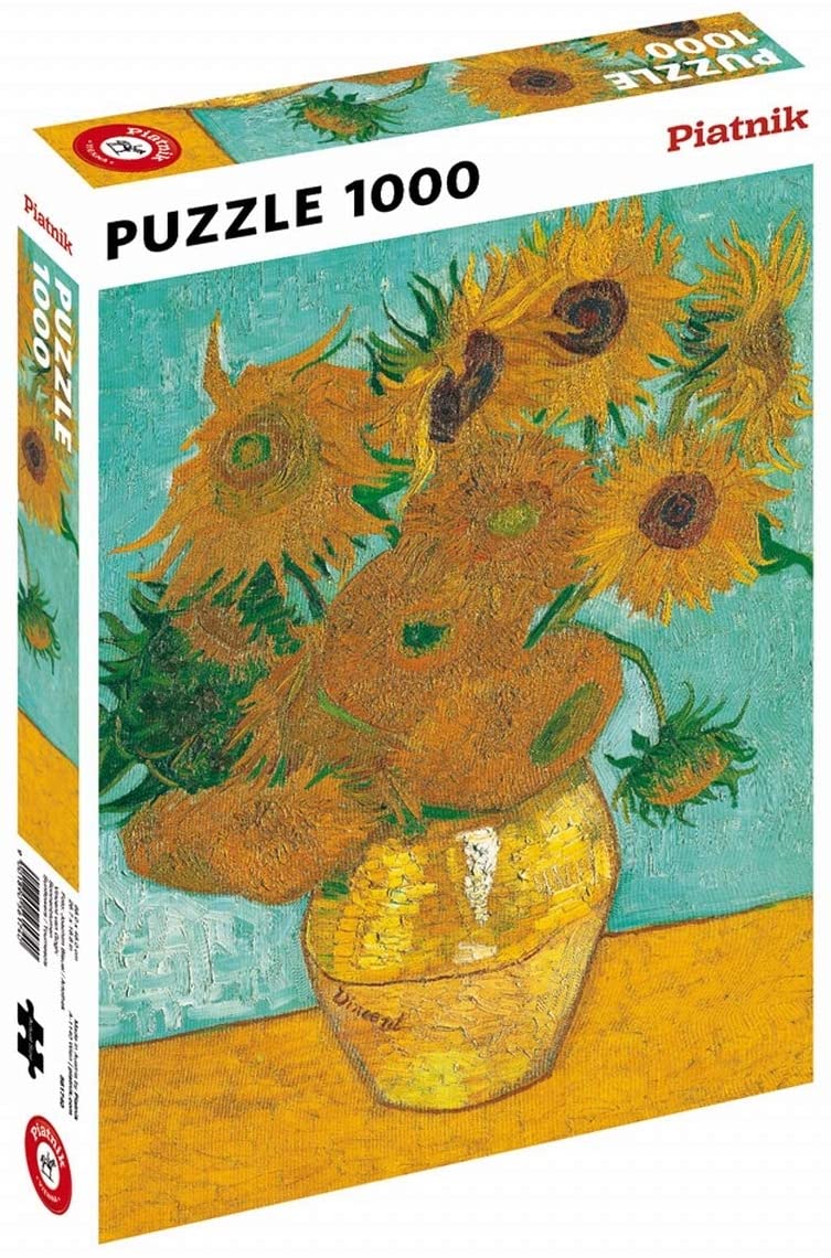 Vincent Van Gogh : Wheat field : Art Puzzle 1000 pieces (Piatnik)