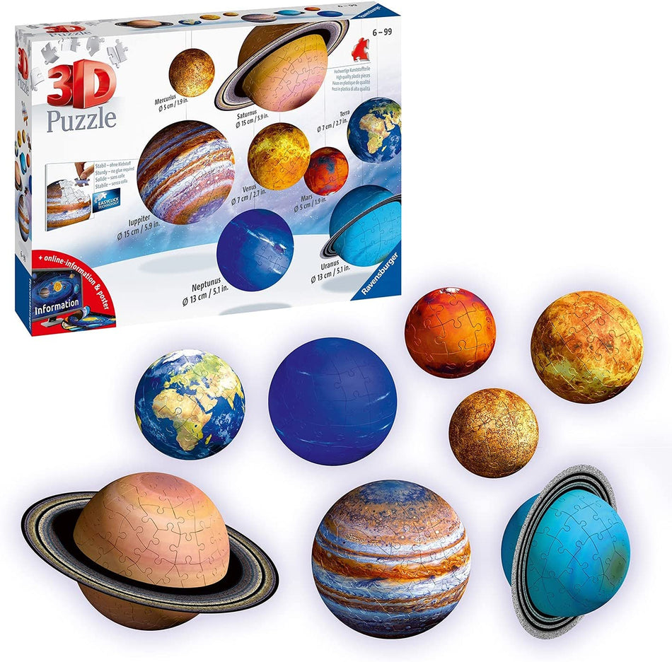 Ravensburger: Solar System: 540 Piece 3D Puzzle