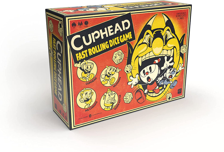 USAOPOLY: Cuphead Roll and Run: Dice Game