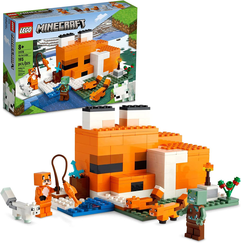 LEGO: Minecraft: The Fox Lodge 21178 Building Toy Set