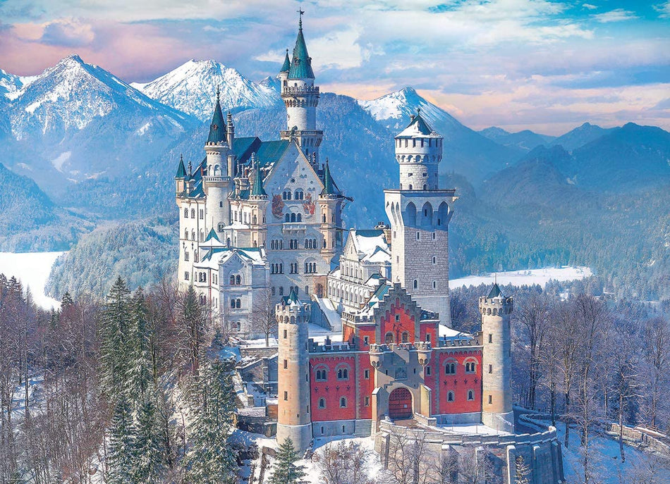 EuroGraphics: Neuschwanstein Castle in Winter: 1000 Piece Puzzle