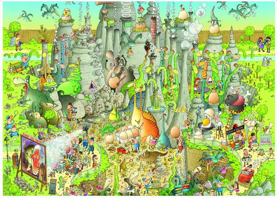 Heye: Jurassic Habitat: 1000 Piece Puzzle