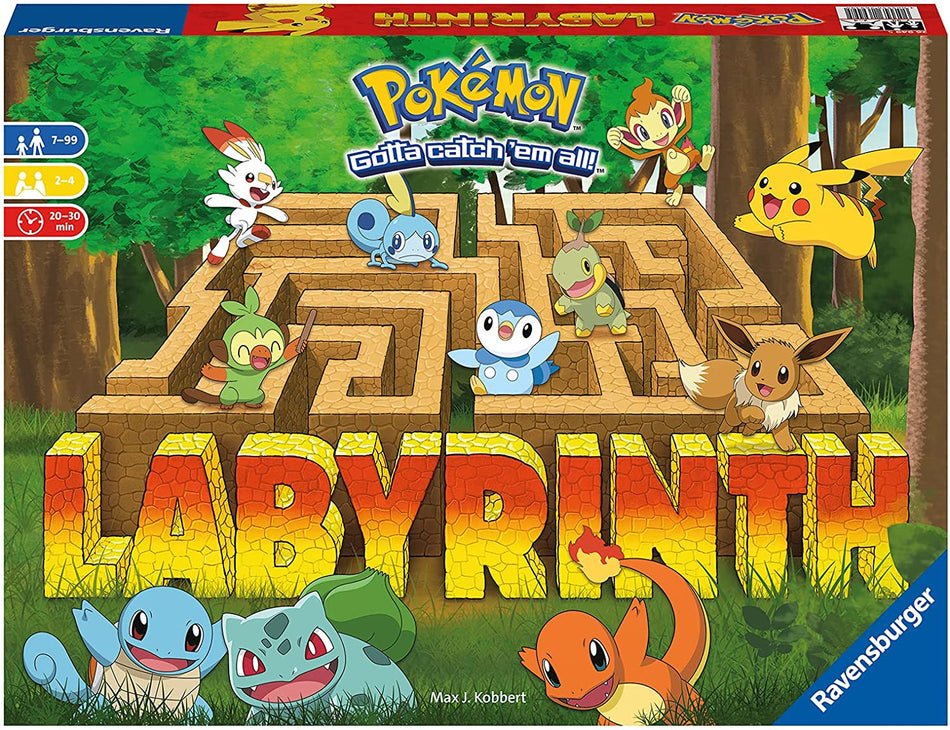 Ravensburger: Pokémon Labyrinth: Family Board Game for Kids & Adults Age 7 & Up