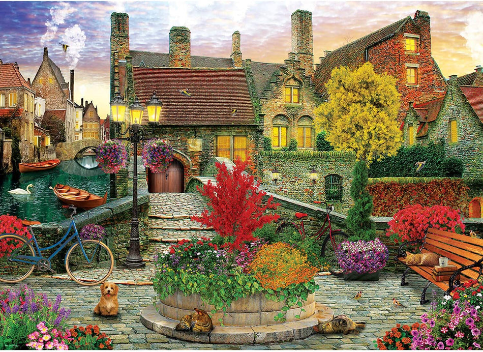EuroGraphics: Old Town Living: 1000 Piece Puzzle
