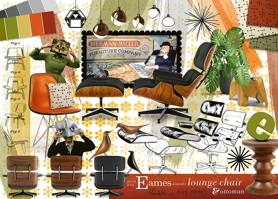 Ravensburger: Eames Design Classics: 1000 Piece Puzzle