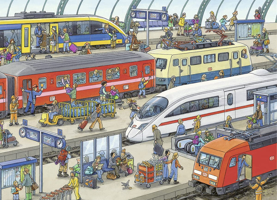 Ravensburger: Railway Station: 60 Piece Puzzle